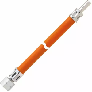 GOK Wąż gazowy 1/4 LH-UM x RST 8 x 400 PS 10 bar