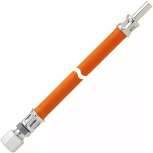 GOK Wąż gazowy RVS 8 x RST 8 x 800 mm PS 10 bar