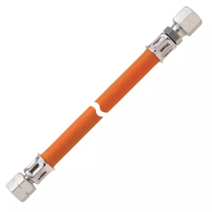 GOK Wąż gazowy 1/4 LH-UEM x RVS 8 x 400 PS 10 bar