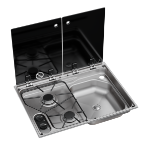 Kuchenka 2-palnikowa ze zlewem  Dometic CVC1600G RH